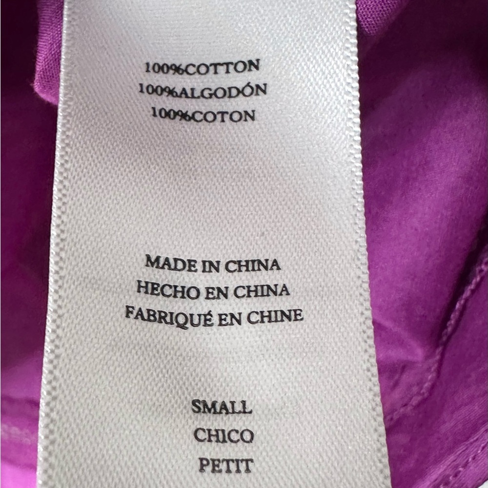 Rails Filomena Berry Purple Cotton Ruffle Sleeve Top Shirt Blouse - Picture 11 of 15